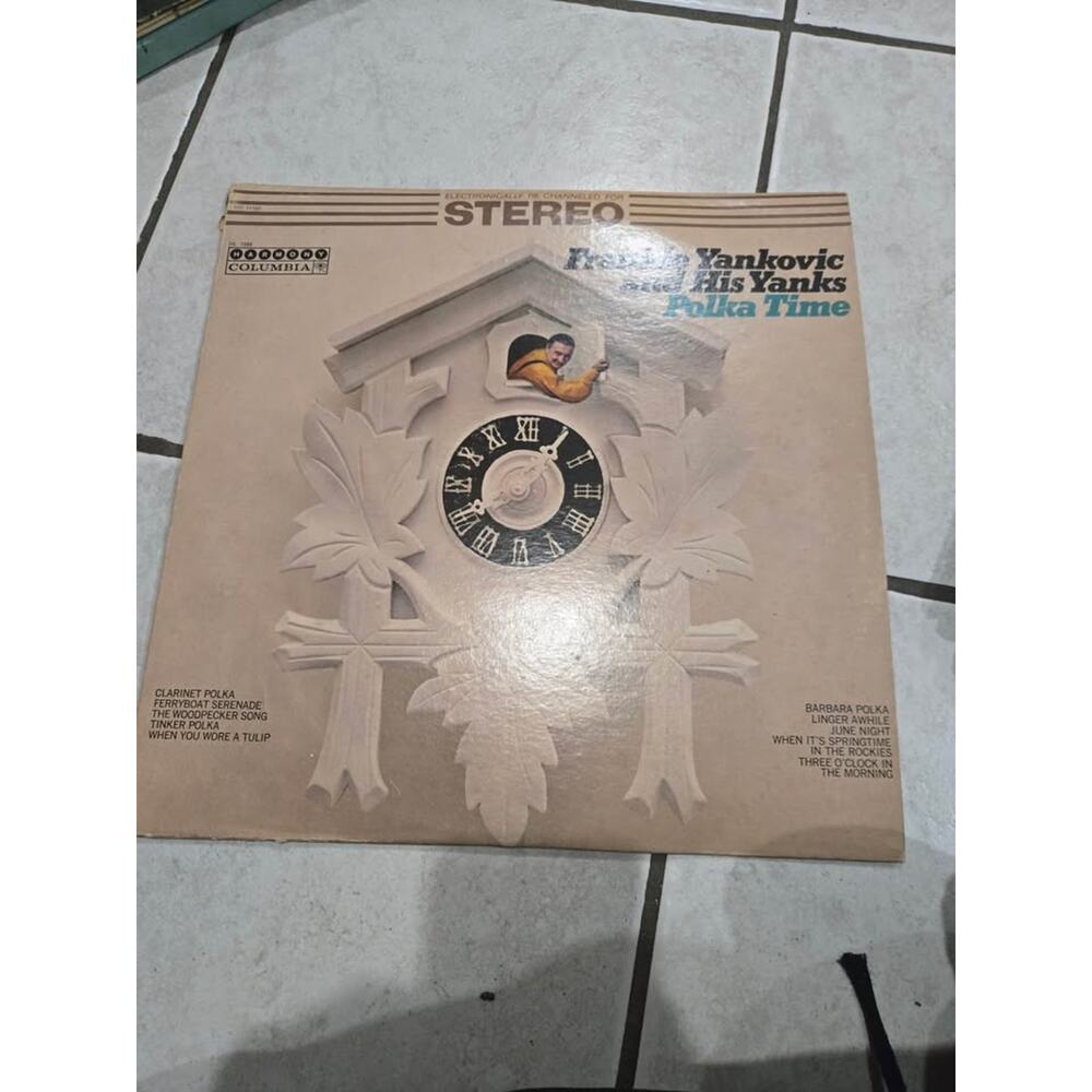 Frankie Yankovic And His Yanks Polka Time Vintage Vinyl Record